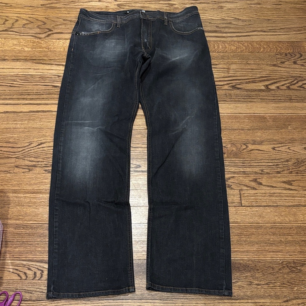Love Moschino Men's Black washed Jeans 38